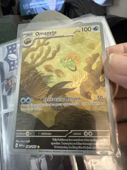 Pokemon Omanyte 180/165 Sv: Scarlet & Violet 151 Holo NM or Better W64 - Image 1