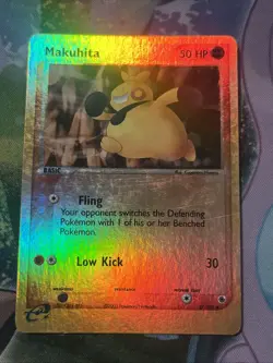 Pokemon TCG Ruby and Sapphire Makuhita 57/109 Reverse Holo Common MP/LP - Image 1