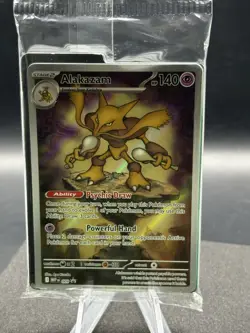 Pokemon Alakazam 009 Pokemon Mega Evolutions -ETB Promo Sealed - Image 1