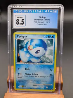 2007 Pokemon POP Series 6 Piplup Holo #16 CGC 8.5 - Image 1