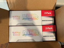 Pokemon Prismatic Evolutions Elite Trainer Box ETB And Booster Costco Lot Of 2 - Image 1