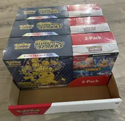 Pokemon TCG Surging Sparks ETB & Booster Bundle 2-pack Brand New/Factory Sealed. - Image 1