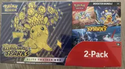 Pokemon TCG Surging Sparks ETB & Booster Bundle 2-pack Brand New/Factory Sealed. - Image 5