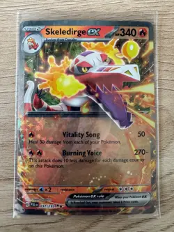 SKELEDIRGE EX 037/193 PALEN PALDEA EVOLVED POKEMON (DOUBLE RARE, NM) - Image 1
