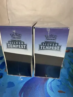 Lot Of 2 - Pokemon TCG: Sword & Shield Silver Tempest ETB Elite Trainer Box - Image 3
