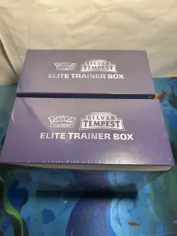 Lot Of 2 - Pokemon TCG: Sword & Shield Silver Tempest ETB Elite Trainer Box - Image 5
