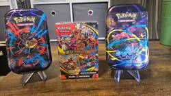 Pokemon TCG Mega Evolutions Booster Bundle & 2 Tins (Venasaur & Lucario) - Image 1
