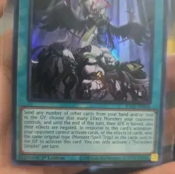 Forbidden Droplet Ultra Rare (UR) RA01-EN064 1st Edition Yu-Gi-Oh! - Image 2