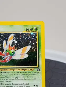 Yanma Pokemon Card Neo Discovery 17/75 Holo Rare Excellent Condition - Image 3