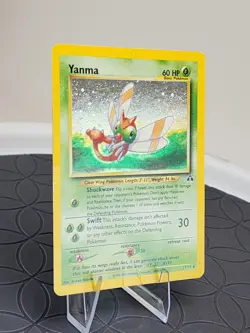 Yanma Pokemon Card Neo Discovery 17/75 Holo Rare Excellent Condition - Image 5
