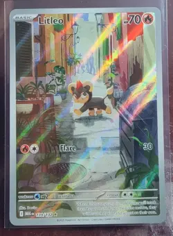 Litleo 139/132 Illustration Rare Pokemon Card Mega Evolutions - English TCG NM - Image 1