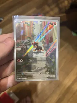 Litleo 139/132 Illustration Rare Pokemon Card Mega Evolutions - English TCG NM - Image 1