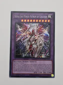 Yu-Gi-Oh Nerva The Power Patron of Creation Secret Rare DUAD Card 1st Edition - Image 2