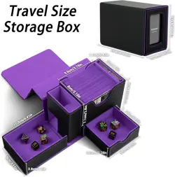MTG Deck Box for Commander Display with Dice Tower, Fits 100 Double Sleeved Card - Image 3