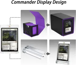 MTG Deck Box for Commander Display with Dice Tower, Fits 100 Double Sleeved Card - Image 5