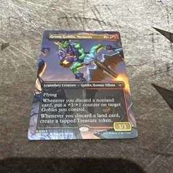 Green Goblin, Nemesis 23 (Borderless) Marvel's Spider-Man: Eternal-Legal MTG NM - Image 1