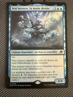 MTG EOE - Mm’Menon, The Right Hand FOIL FR - NM French - Image 1