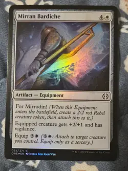 Mirran Bardiche FOIL - Phyrexia: All Will Be One ONE MTG Magic - Image 2