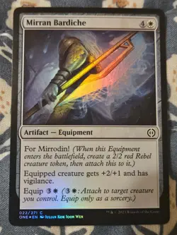 Mirran Bardiche FOIL - Phyrexia: All Will Be One ONE MTG Magic - Image 3