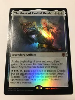 The Book of Exalted Deeds UNPLAYED FOIL Adventures in the Forgotten Realms MTG - Image 1