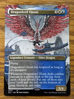 2022 MTG Magic the Gathering SLC Secret Lair 30th #2015 Dragonlord Ojutai - Image 1