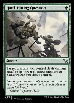 Hard-Hitting Question 1x MtG Murders at Karlov Manor SP/NM - Image 1