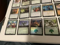 Green MTG Cards Lot Rare Uncommon Land Foil + Commons Magic The Gathering Cards - Image 2