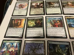 Green MTG Cards Lot Rare Uncommon Land Foil + Commons Magic The Gathering Cards - Image 3