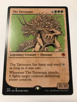 The Tarrasque 🦖UNPLAYED🦖 (Showcase) Adventures in the Forgotten Realms MTG - Image 1