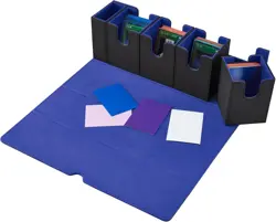 5 in 1 Commander Deck Box for MTG, TCG, CCG & Sports Cards - Holds 400+ Unsleeve - Image 1