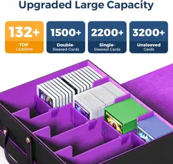 Card Deck Box for MTG with Small Case, 2200+ Commander Trading Card Storage Box - Image 2
