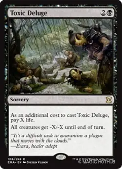 mtg magic toxic deluge ENGLISH eternal masters Deluge toxique - Image 1