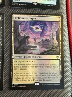 MTG EOE - Godless Shrine FOIL FR - NM French - Image 1