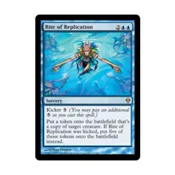 WOTC MtG Zendikar Rite of Replication (R) EX - Image 1