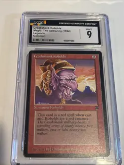 MTG Legends Crookshank Kobolds CGC 9 MINT! Magic The Gathering Vintage TCG - Image 1