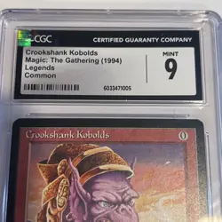 MTG Legends Crookshank Kobolds CGC 9 MINT! Magic The Gathering Vintage TCG - Image 3