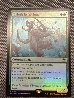 MTG EOE - Frenzied Baloth FOIL FR - NM French - Image 1
