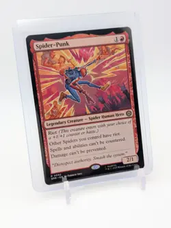 MTG - Spider-Punk - Rare Regular #92 - Spider-Man NM - Image 1