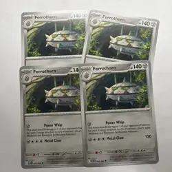 Ferrothorn x4 (playset) 069/086 White Flare (WHT en) Uncommon NM Pokemon - Image 1