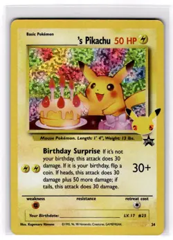 Pokemon Celebrations: Classic Collection #24/53 ______'s Pikachu - Image 1