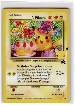 Pokemon Celebrations: Classic Collection #24/53 ______'s Pikachu - Image 1