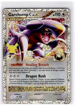 Pokemon Celebrations: Classic Collection #145/147 Garchomp C LV.X - Image 1