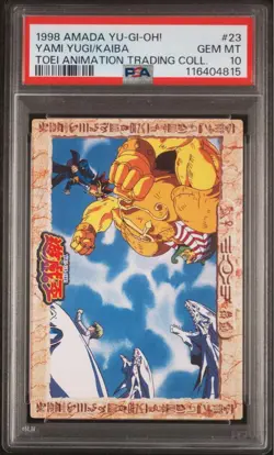 YuGiOh PSA10 Exodia Blue Eyes Ultimate Dragon Amada Toei Vintage Japan - Image 5