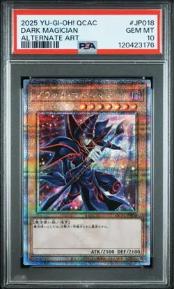 YuGiOh Dark Magician PSA10 25th Secret Rare Alternate Art Japanese Card - Image 1