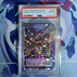 YuGiOh Harpie Lady Sisters TB PSA10 Over Rush Rare ORR Rush Duel Japan - Image 1