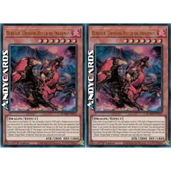 BLASTER, DRAGON RULER OF INFERNOS 2x • Ultra R SP • BLMM EN119 • 1Ed • Yugioh! - Image 1
