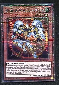 Utopic Onomatopoeia - RA04-EN028 Quarter Century Secret Rare 1st Edition Yugioh - Image 1
