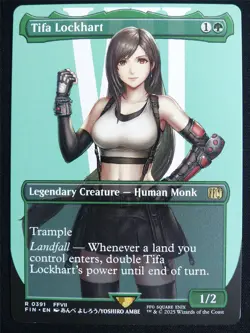 Tifa Lockhart Borderless - FIN - Mtg Card #4JW - Image 1