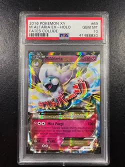 PSA 10 M Altaria EX 69/124 Fates Collide Pokemon Card - Image 1