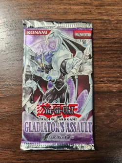 YUGIOH Trading Card GLADIATOR'S ASSAULT 1st Edition Booster Pack 53334537810 - Image 1